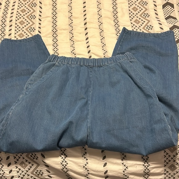 Micaela Greg Barrel Pant Mid-blue - Picture 2 of 7